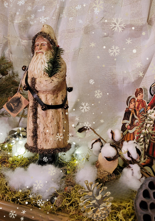 Vintage Christmas Primitive Belsnickle Santa Figurine