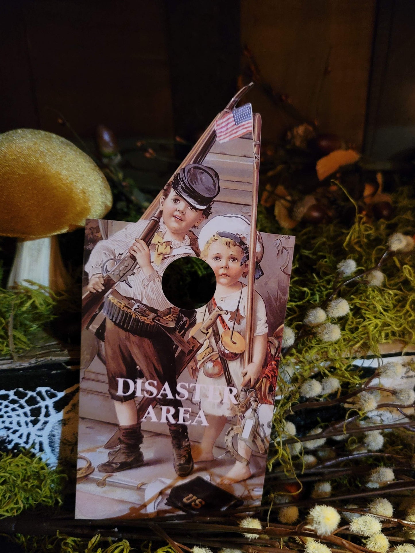 Vintage Victorian Style Door Knob Knocker Notes