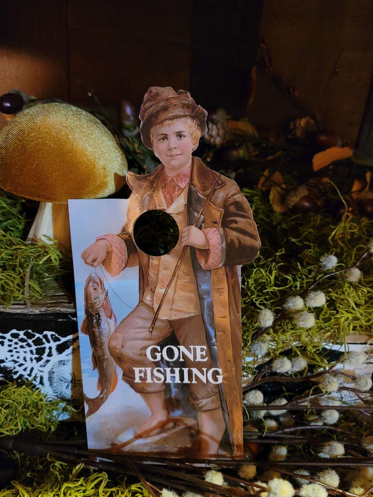 Vintage Victorian Style Door Knob Knocker Notes