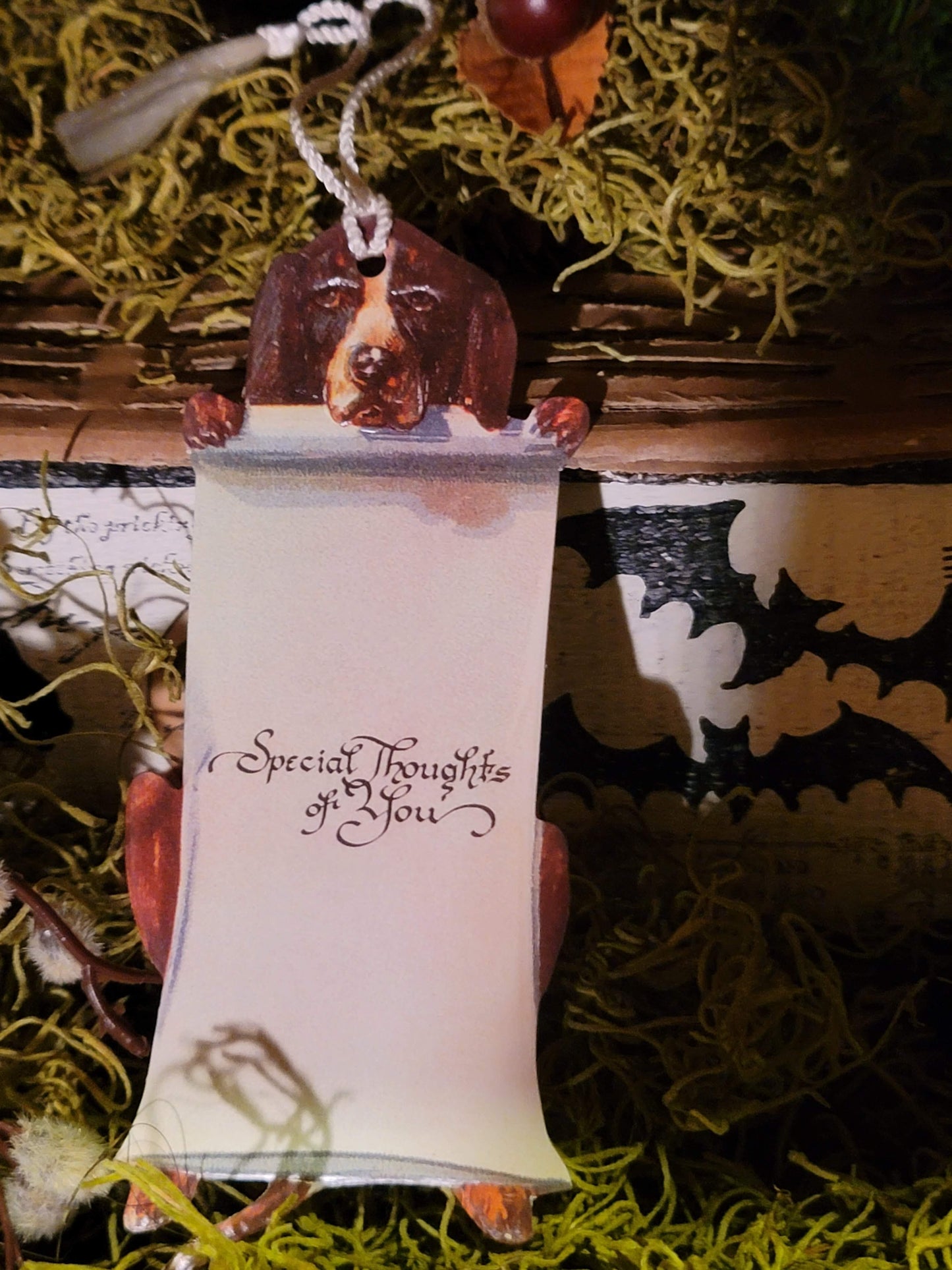 Vintage Victorian Style Beagle Book Mark