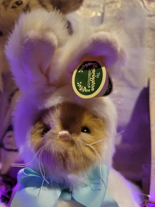 Beary Harey Easter Bunny Bear with Pull Down Hat and Movable Limbs