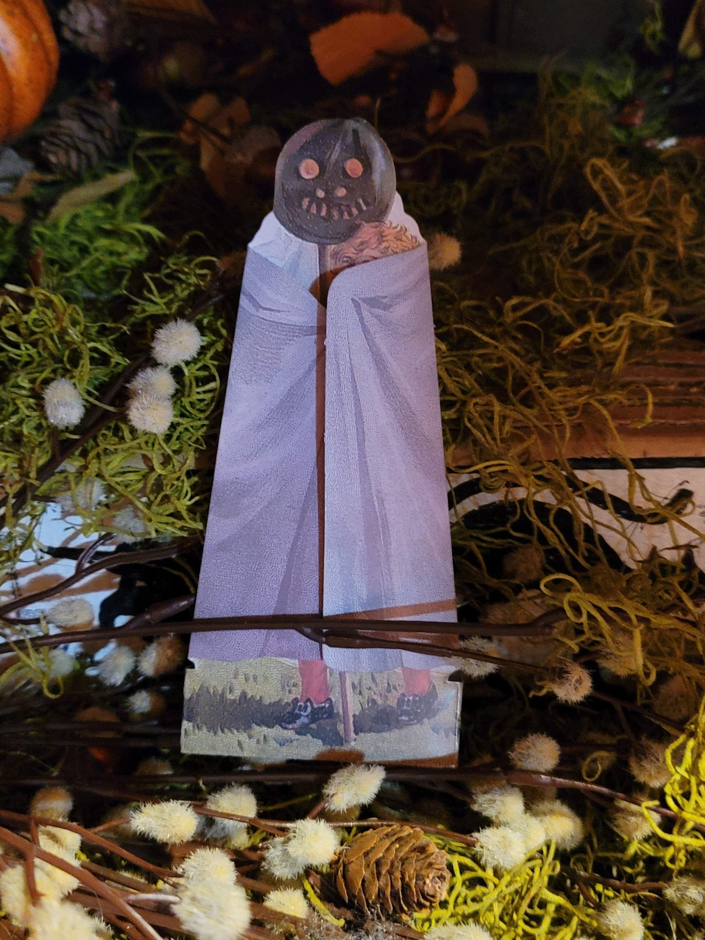 Vintage Halloween Style Boo Flasher Card