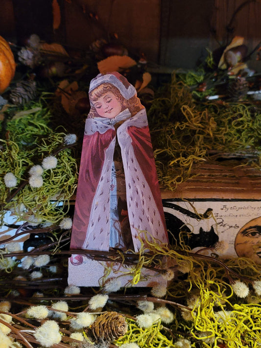 Vintage Victorian Style Flasher Easel Card