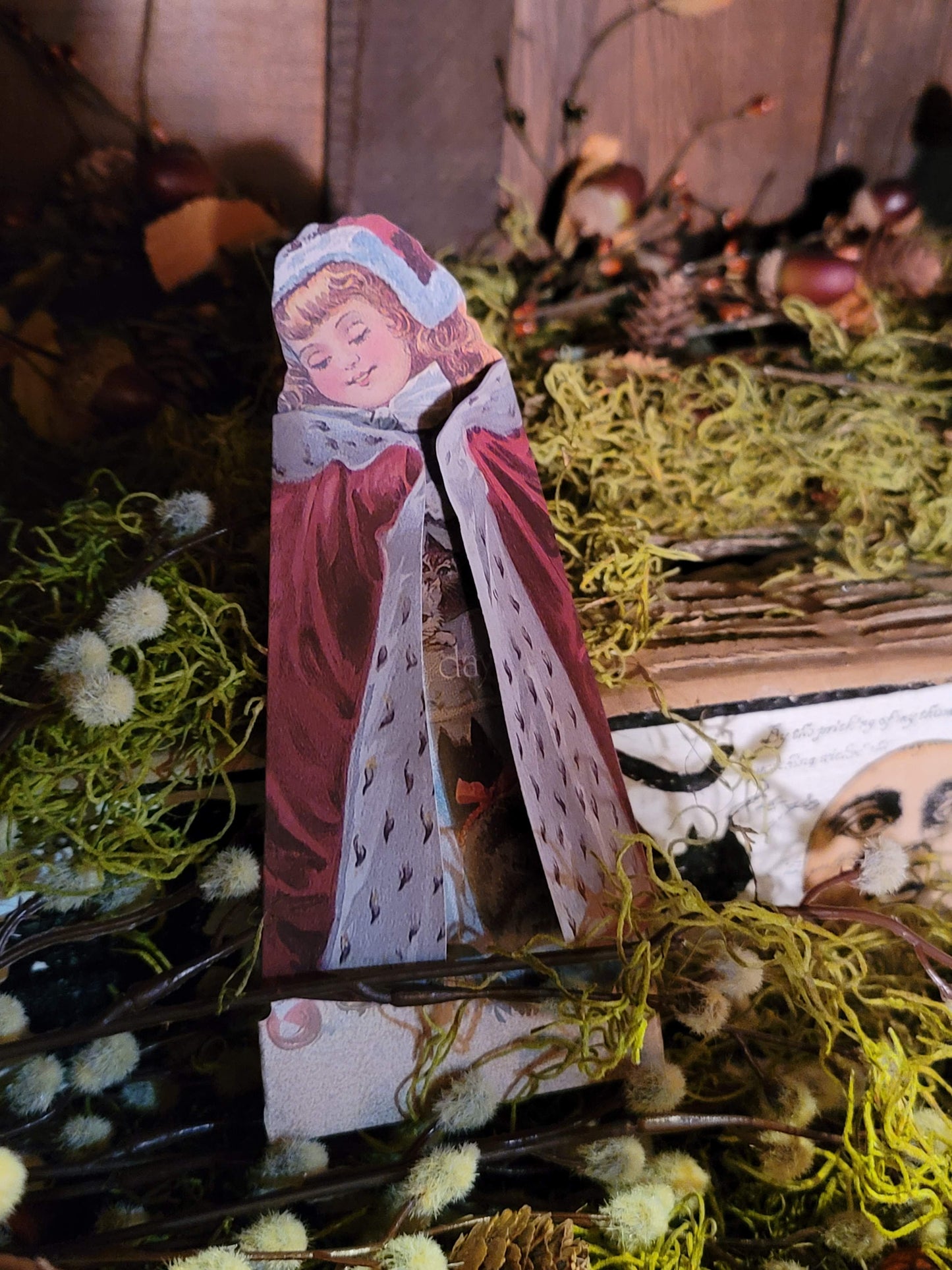 Vintage Victorian Style Flasher Easel Card