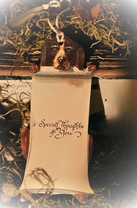 Vintage Victorian Style Beagle Book Mark