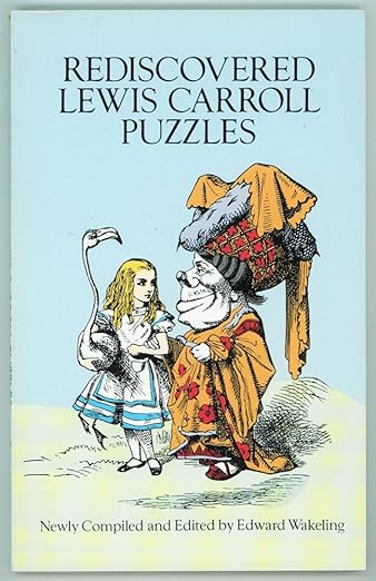 Vintage Styled Lewis Carroll Puzzle Book