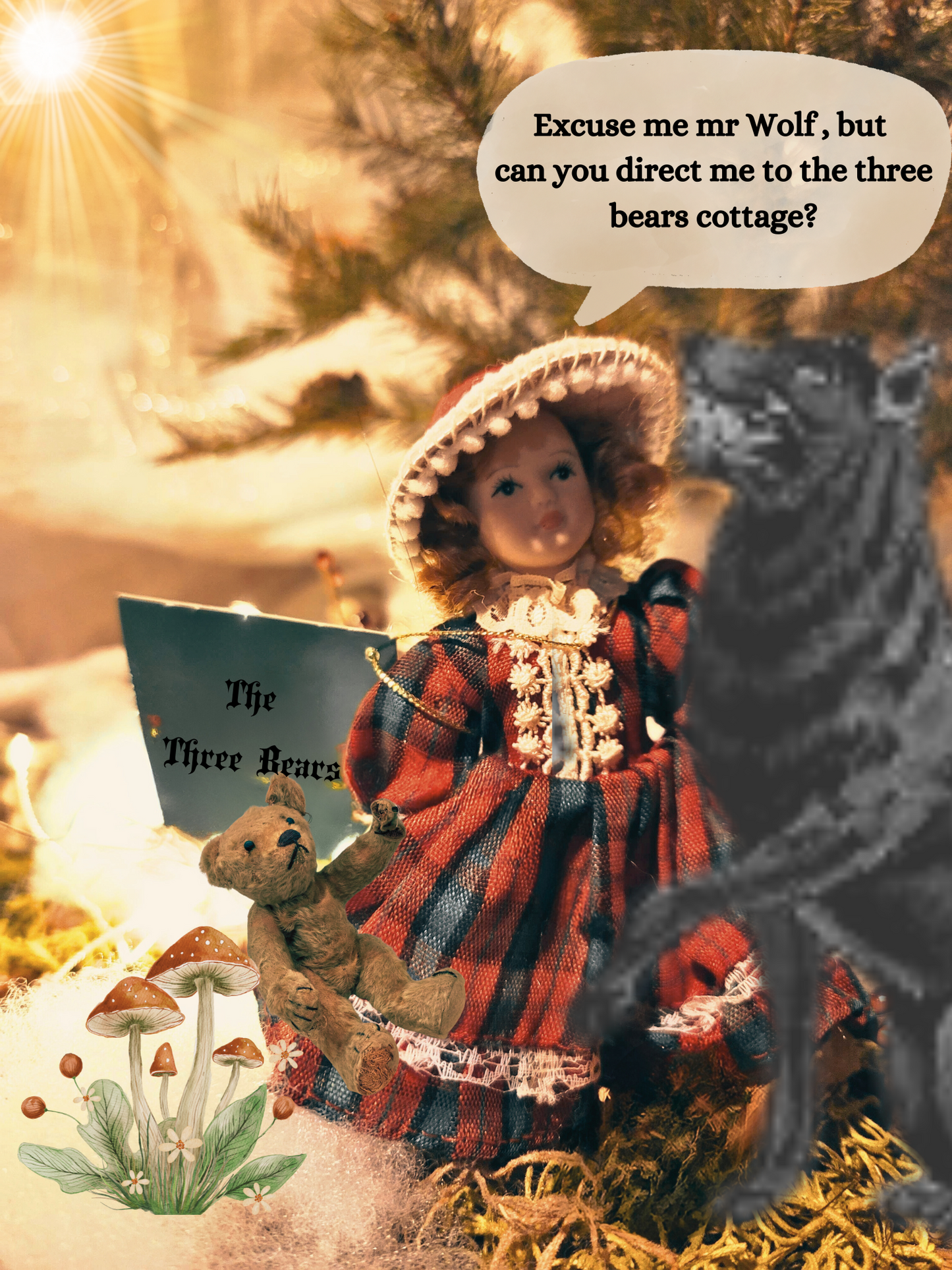 Vintage Christmas Kurt Alder Moving Limbs American Girl Style Doll Ornament