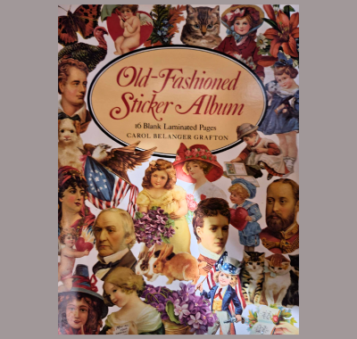 Vintage Style Old Fashioned Blank Sticker Album