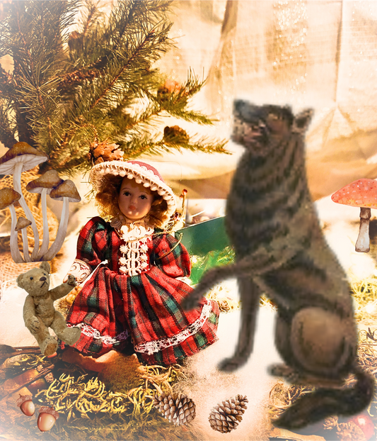 Vintage Christmas Kurt Alder Moving Limbs American Girl Style Doll Ornament