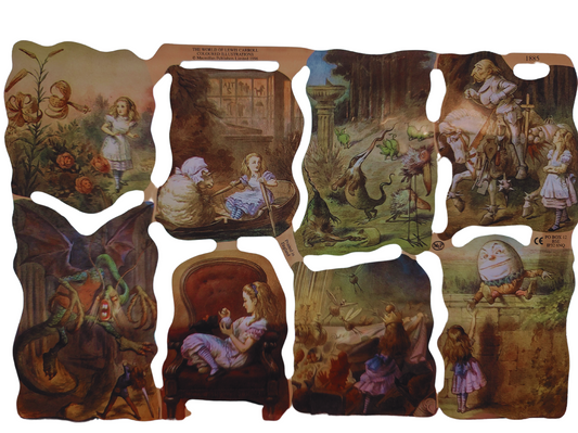 Vintage Style Alice in Wonderland Scraps