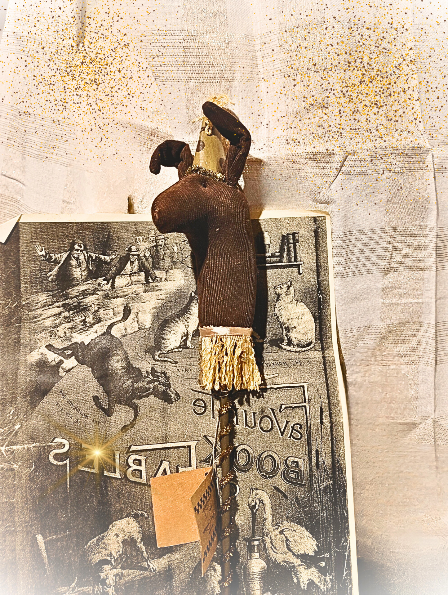 Whimsical Hobby Horse Jester Pogo Stick